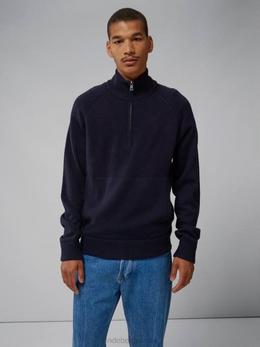 J.Lindeberg collin kashmir villapaita miehet laivasto 4VD02304 vaatetus