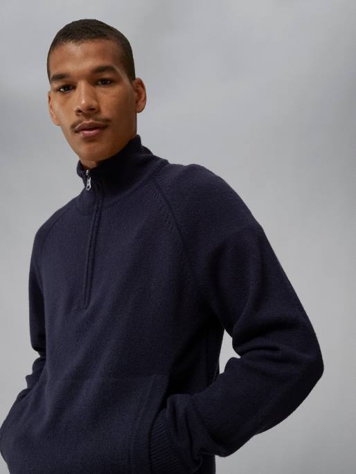 J.Lindeberg collin kashmir villapaita miehet laivasto 4VD02304 vaatetus