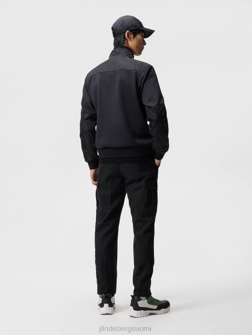 J.Lindeberg dovid hybridi takki miehet musta 4VD01075 vaatetus