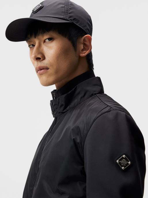 J.Lindeberg dovid hybridi takki miehet musta 4VD01075 vaatetus