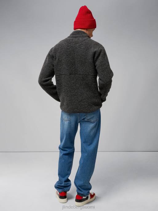 J.Lindeberg dustin villainen fleecetakki miehet harmaa melansi 4VD02326 vaatetus