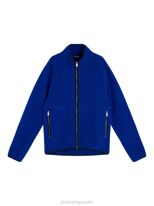J.Lindeberg dustin villainen fleecetakki miehet merensininen 4VD02327 vaatetus