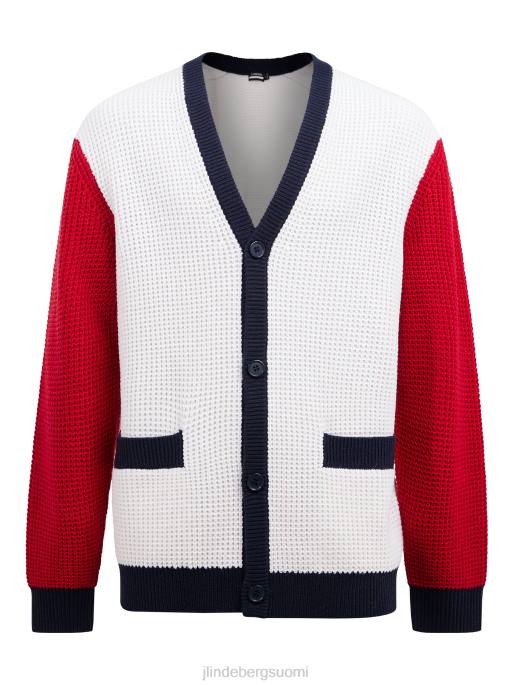 J.Lindeberg estetty neuletakki miehet barbadosin kirsikka 4VD02348 vaatetus