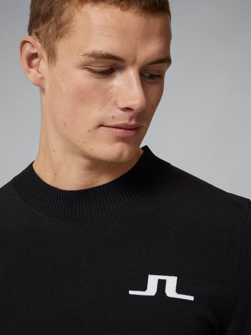 J.Lindeberg gus pusero miehet musta 4VD02333 vaatetus