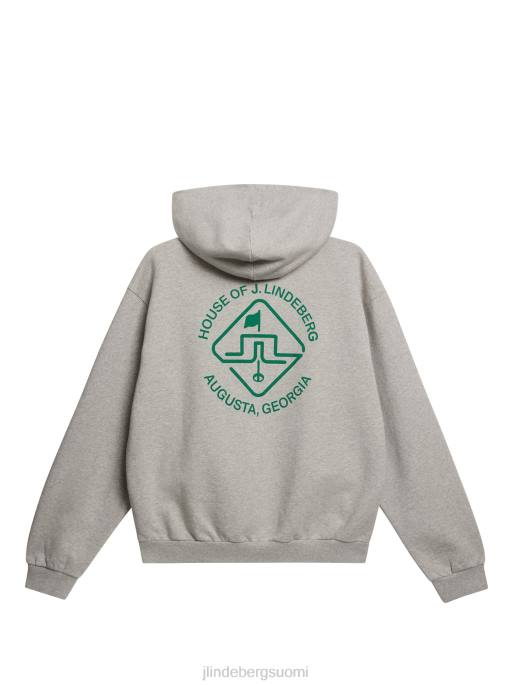 J.Lindeberg house of karson huppari miehet vaaleanharmaa melansi 4VD02268 vaatetus