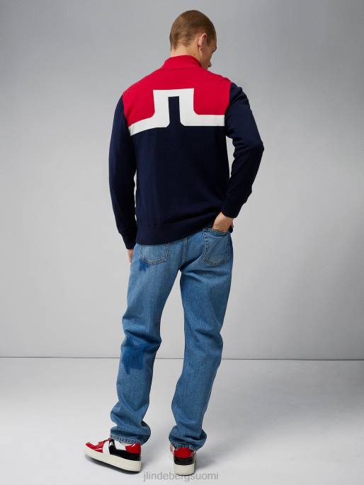 J.Lindeberg jeff tuulitakki villapaita miehet laivasto 4VD02336 vaatetus