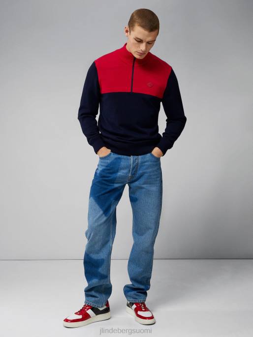 J.Lindeberg jeff tuulitakki villapaita miehet laivasto 4VD02336 vaatetus