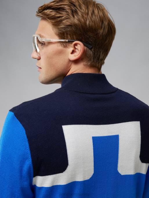 J.Lindeberg jeff tuulitakki villapaita miehet merensininen 4VD02337 vaatetus