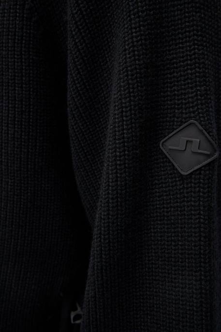 J.Lindeberg kyler villasekoite vetoketju miehet musta 4VD01003 vaatetus