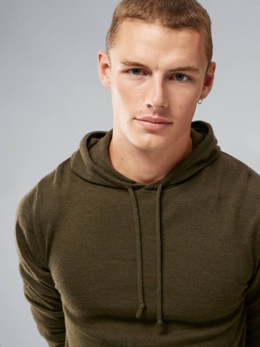 J.Lindeberg laurie merino huppari miehet metsänvihreä 4VD02312 vaatetus