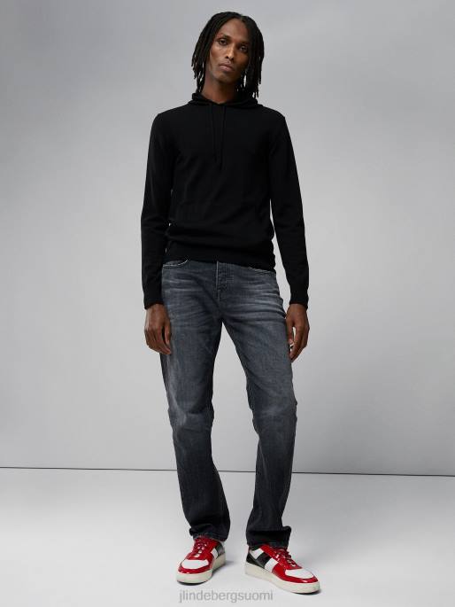 J.Lindeberg laurie merino huppari miehet musta 4VD02313 vaatetus