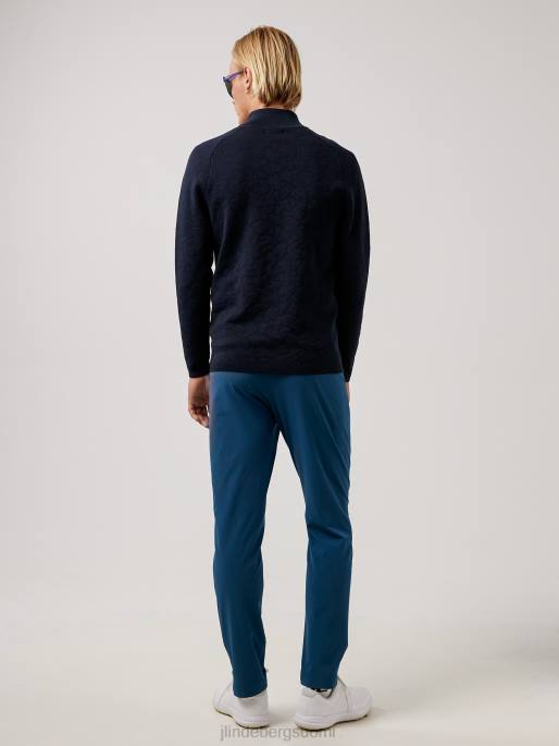 J.Lindeberg luis vetoketjullinen golfpusero miehet laivasto 4VD02373 vaatetus