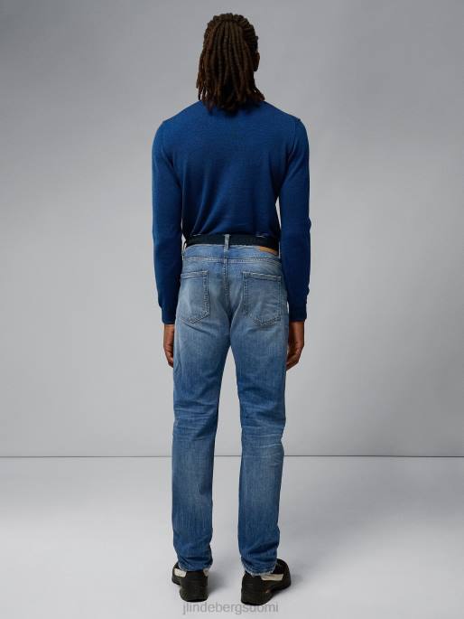 J.Lindeberg lyd merino villapaita miehet merensininen mouline 4VD02318 vaatetus