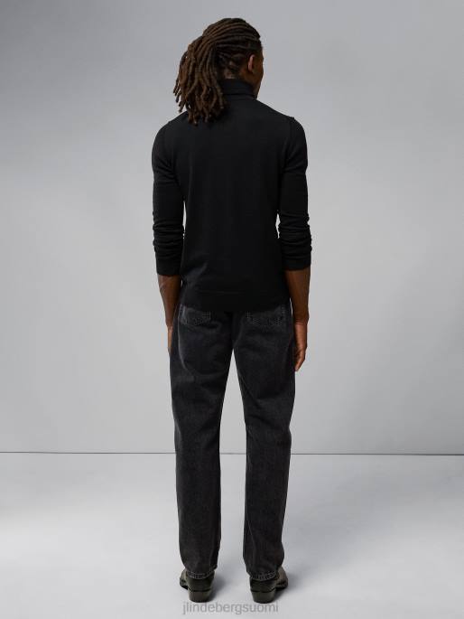 J.Lindeberg lyd merino villapaita miehet musta 4VD02319 vaatetus