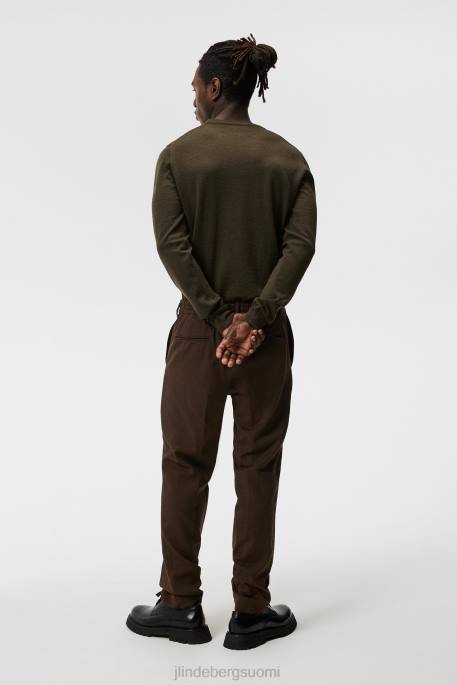 J.Lindeberg lyle merinovilla pusero miehet metsänvihreä 4VD01015 vaatetus