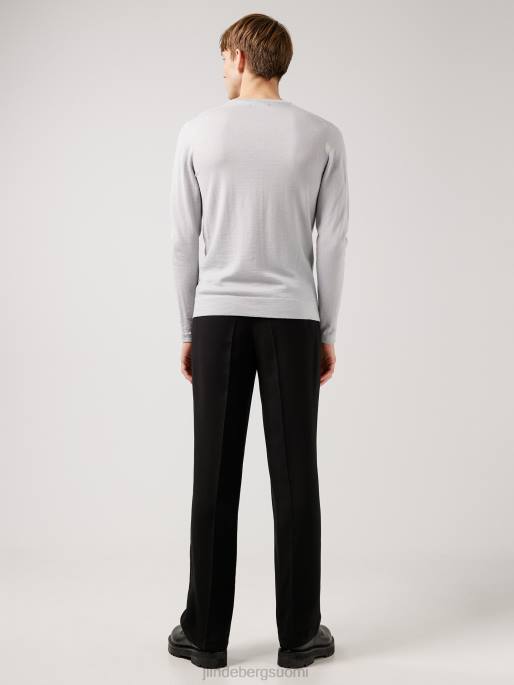 J.Lindeberg nigel silkkivillaneule miehet kiven harmaa 4VD02371 vaatetus