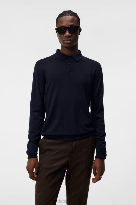 J.Lindeberg noel merino poolo miehet laivasto 4VD01009 vaatetus