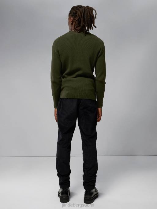 J.Lindeberg oliver-rakenne villapaita miehet metsänvihreä 4VD02308 vaatetus