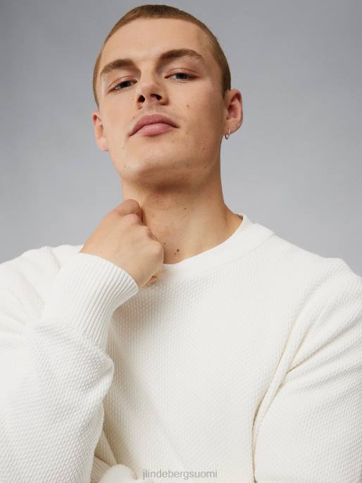 J.Lindeberg oliver-rakenne villapaita miehet pilvi valkoinen 4VD02307 vaatetus