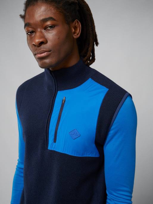 J.Lindeberg patch villapaita liivi miehet laivasto 4VD02335 vaatetus