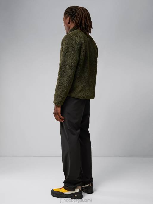 J.Lindeberg patrik pile fleecetakki miehet metsänvihreä 4VD02270 vaatetus
