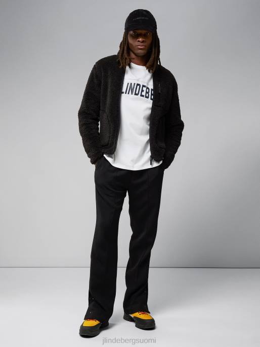 J.Lindeberg patrik pile fleecetakki miehet musta 4VD02269 vaatetus