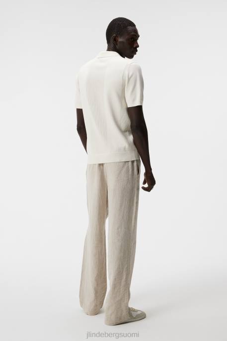 J.Lindeberg rey kiinteä poolo miehet pilvi valkoinen 4VD01026 vaatetus