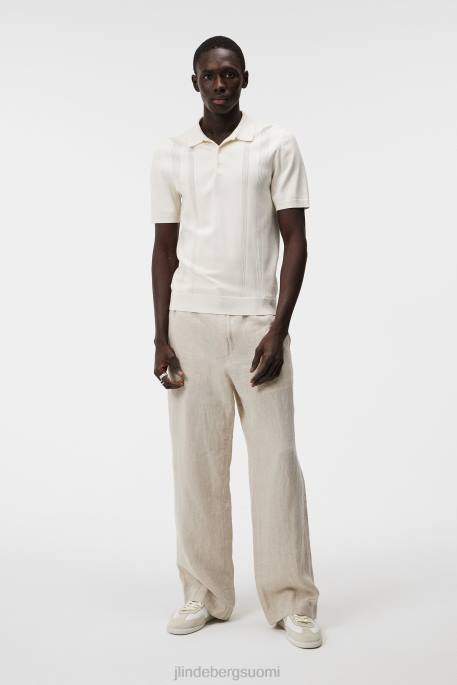 J.Lindeberg rey kiinteä poolo miehet pilvi valkoinen 4VD01026 vaatetus