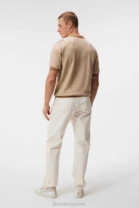 J.Lindeberg rey raidallinen poolo miehet tiikeriruskea 4VD01043 vaatetus