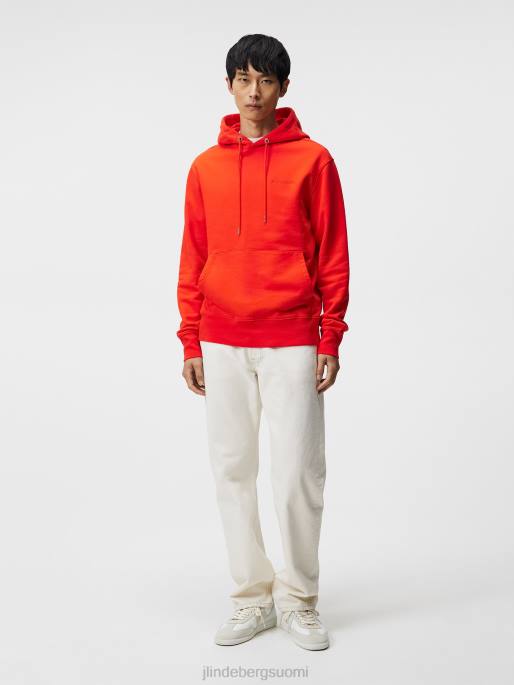J.Lindeberg siru huppari miehet tulenpunainen 4VD01078 vaatetus