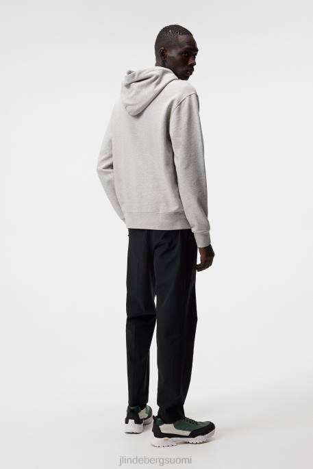 J.Lindeberg siru huppari miehet vaaleanharmaa melansi 4VD01077 vaatetus