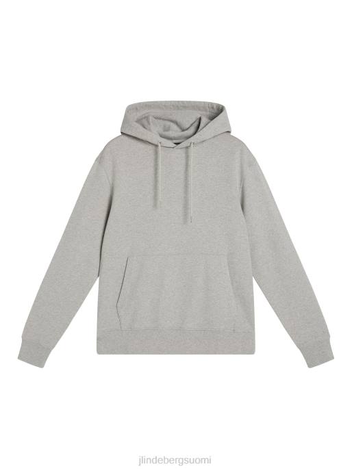 J.Lindeberg siru huppari miehet vaaleanharmaa melansi 4VD01077 vaatetus