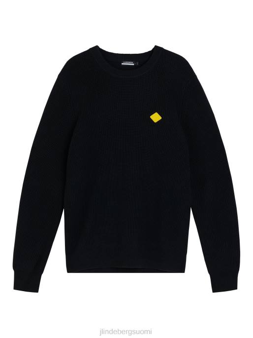 J.Lindeberg timanttipusero miehet musta 4VD02340 vaatetus