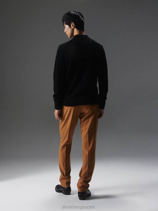 J.Lindeberg yousin merinovilla vetoketjullinen pusero miehet musta 4VD02277 vaatetus