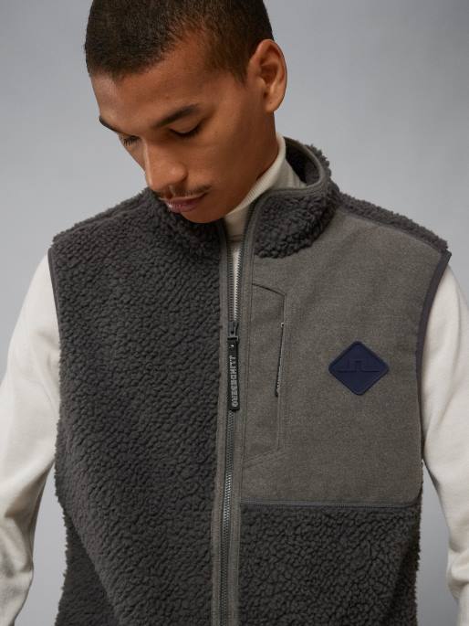 J.Lindeberg zeke pile liivi miehet vulkaaninen tuhka 4VD02349 vaatetus