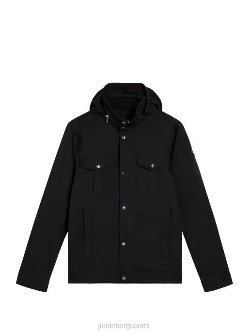 J.Lindeberg Bailey poly takki miehet musta 4VD0929 vaatetus