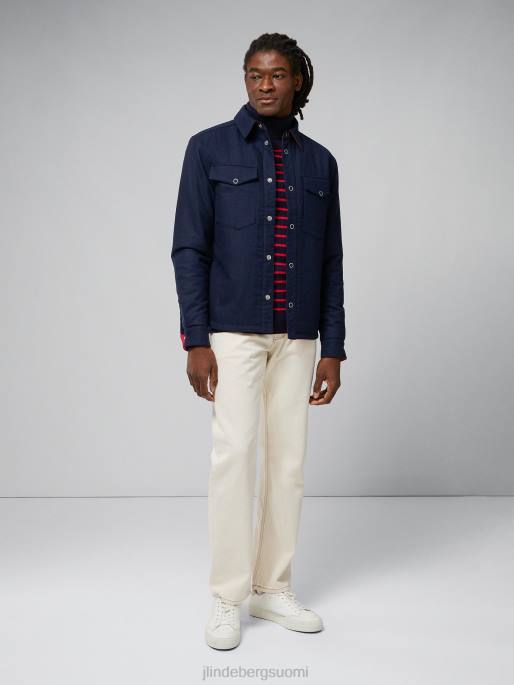 J.Lindeberg Big Bridge käännettävä päällyspaita miehet laivasto 4VD02429 vaatetus