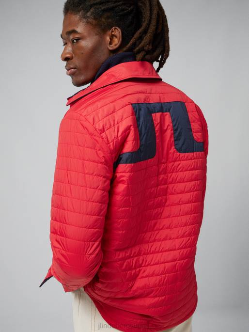 J.Lindeberg Big Bridge käännettävä päällyspaita miehet laivasto 4VD02429 vaatetus