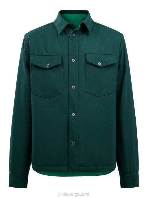 J.Lindeberg Big Bridge käännettävä päällyspaita miehet ponderosa mänty 4VD02428 vaatetus