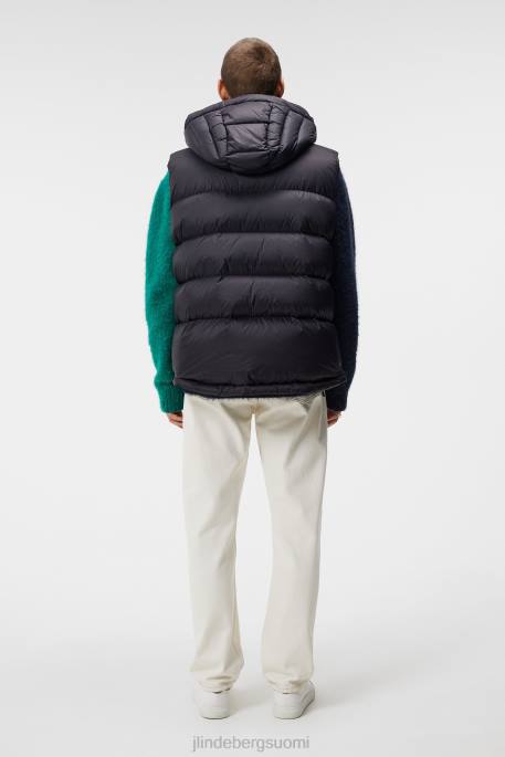 J.Lindeberg Duke untuvaliivi miehet musta 4VD0913 vaatetus