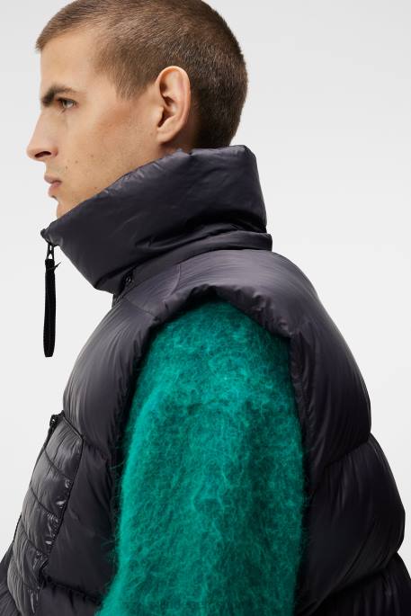 J.Lindeberg Duke untuvaliivi miehet musta 4VD0913 vaatetus