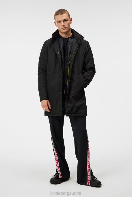 J.Lindeberg Hollis pehmustettu takki miehet musta 4VD0916 vaatetus