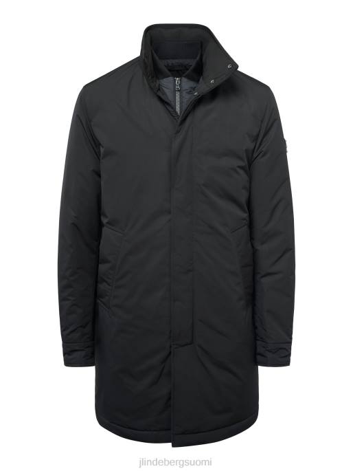 J.Lindeberg Hollis tech pehmustettu takki miehet musta 4VD02408 vaatetus