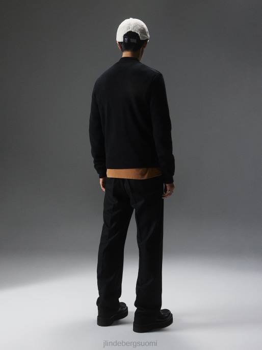 J.Lindeberg Penn hybridi bomber-takki miehet musta 4VD02381 vaatetus