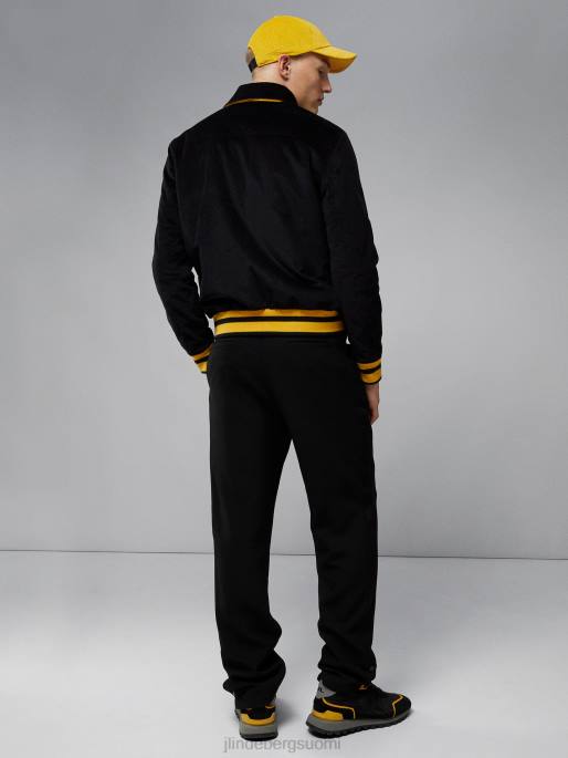 J.Lindeberg Varez-logoinen yliopistotakki miehet musta 4VD02404 vaatetus