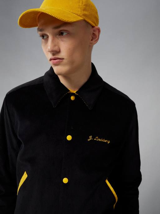 J.Lindeberg Varez-logoinen yliopistotakki miehet musta 4VD02404 vaatetus