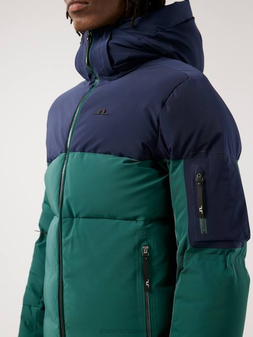 J.Lindeberg adler-laskettelutakki miehet puulinjan vihreä 4VD02483 vaatetus