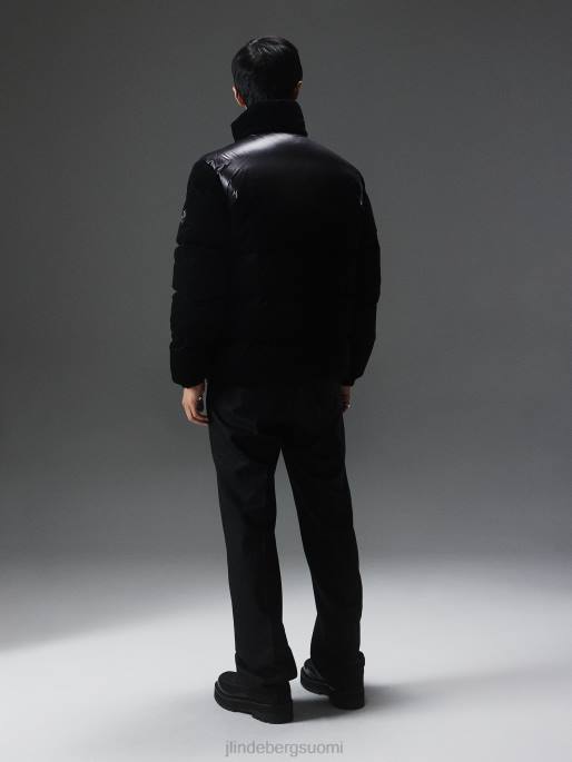 J.Lindeberg baker cord untuvatakki miehet musta 4VD02379 vaatetus