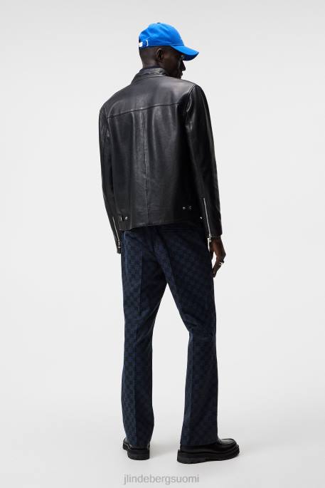 J.Lindeberg boris biker takki miehet musta 4VD0931 vaatetus