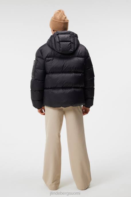 J.Lindeberg duke untuvatakki miehet musta 4VD0914 vaatetus